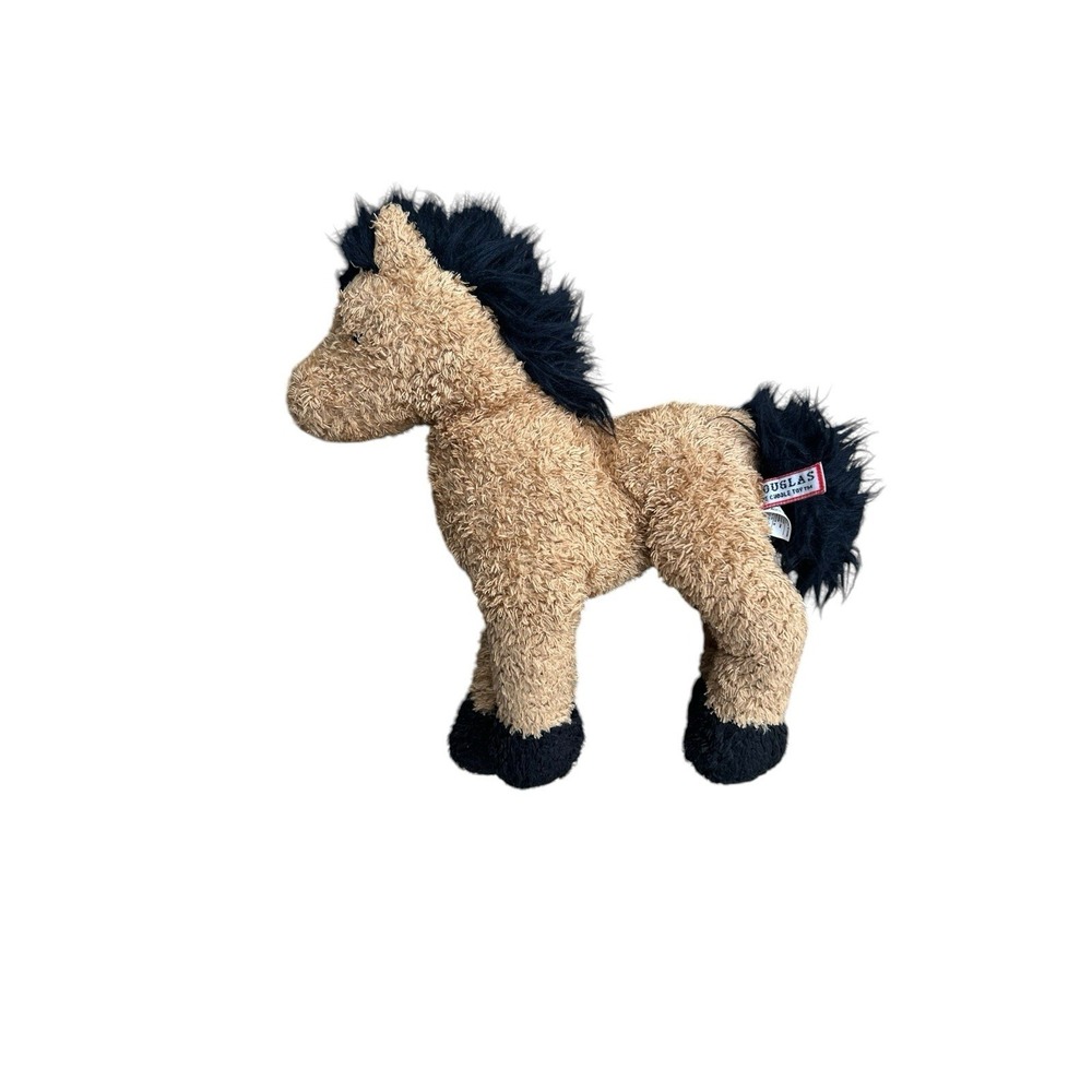 Cavalia Horse 10 Inch Brown Tan Plush Stuffed Animal Douglas Cuddle Toys Foal